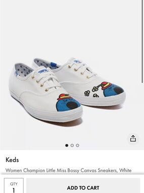 NIB Keds x Little Miss (Bossy) champion Sneakers, sz 10